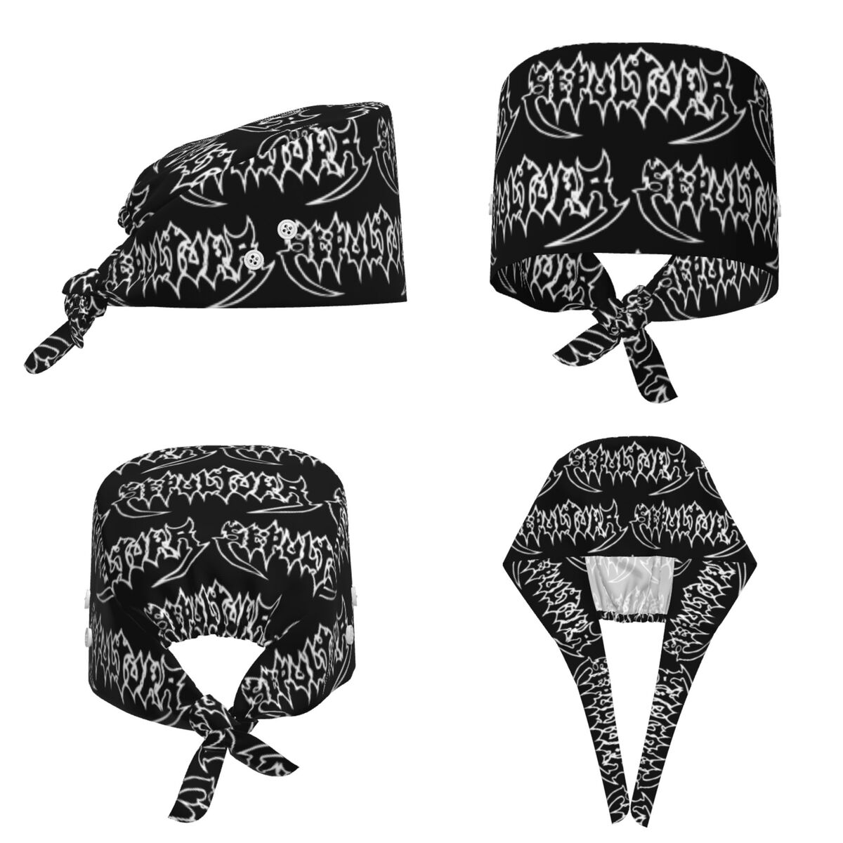 Men'S Accessories Designer - Cappello Chirurgico Sepultura Slayer Death Metal,