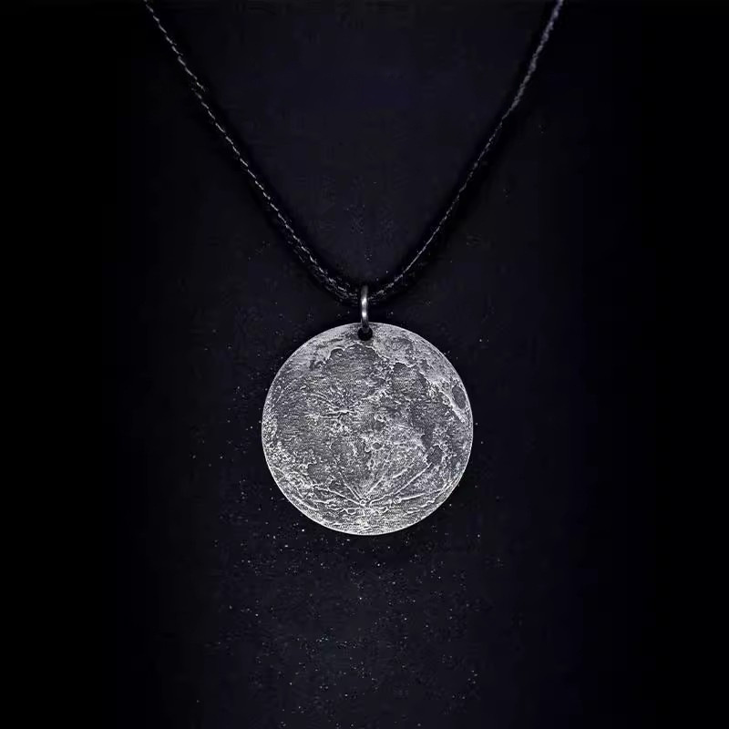 Men Accessories Ethnic - Ciondolo luna stile etnico per uomo