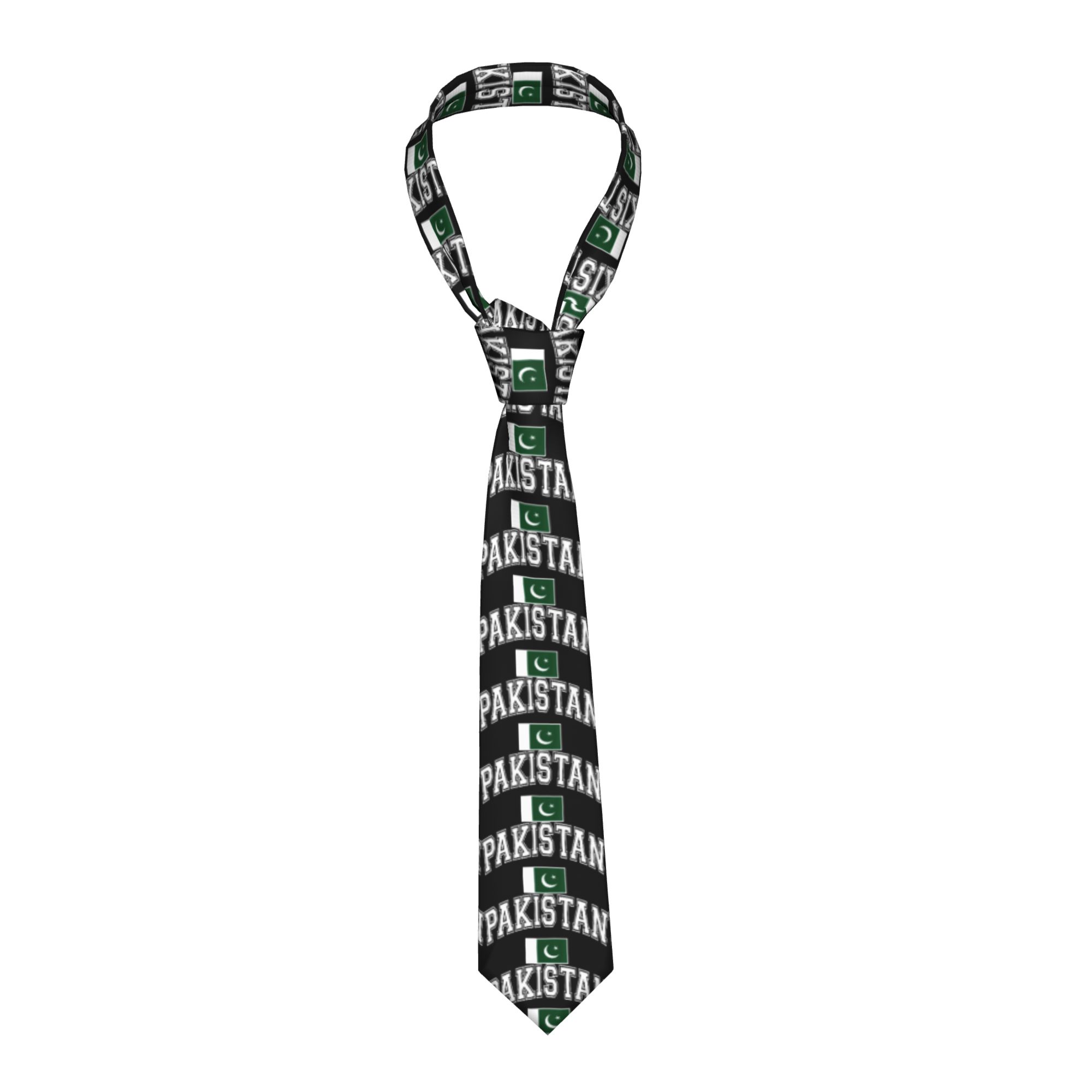 Men Accessories In Pakistan - Cravatta con Bandiera del Pakistan, Cravatte