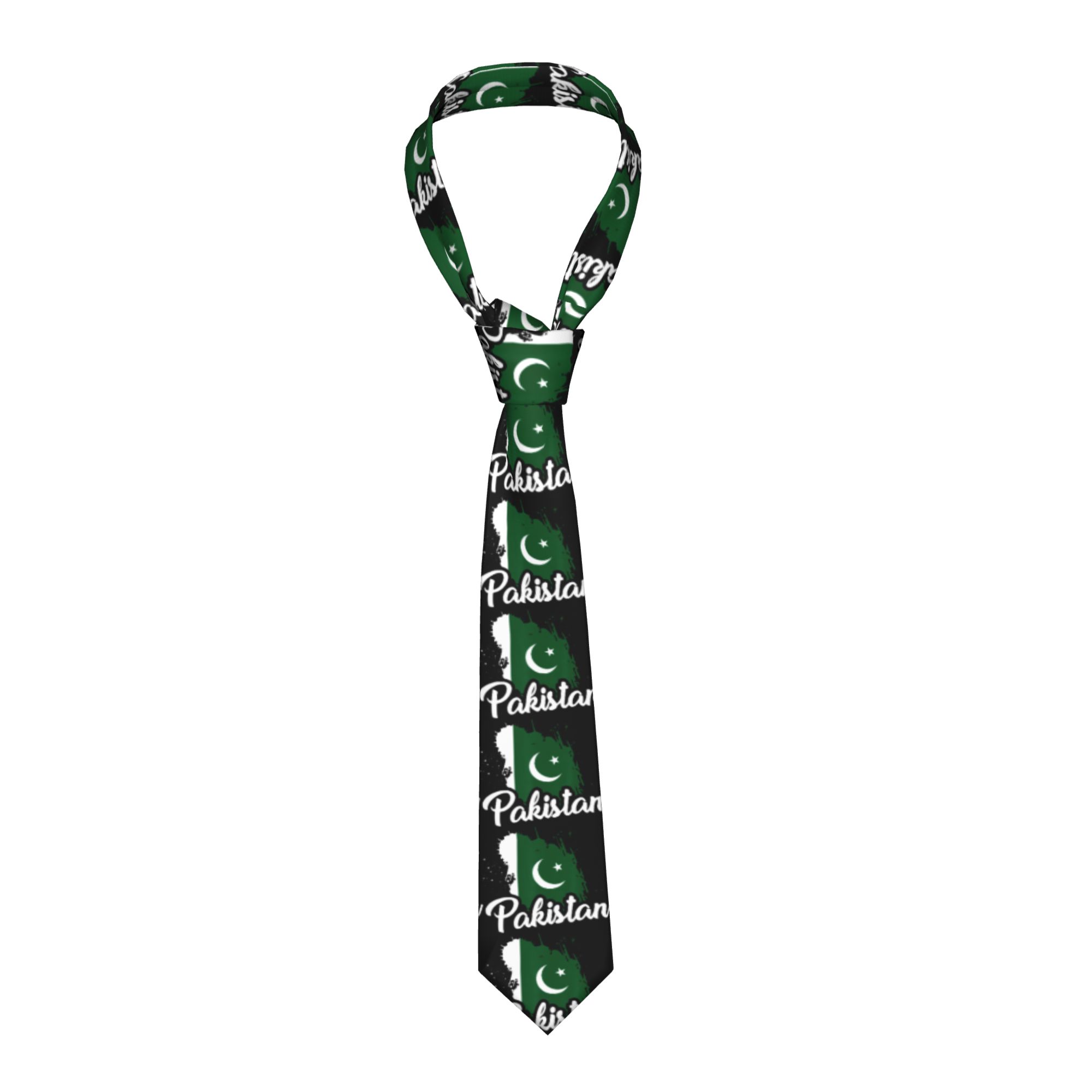 Men Accessories In Pakistan - Cravatta da uomo con bandiera del