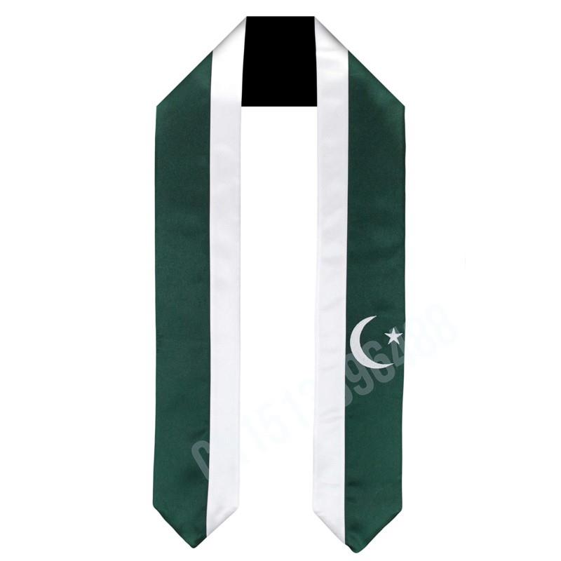 Men Accessories In Pakistan - Sciarpa con bandiera pakistana Stampa superiore