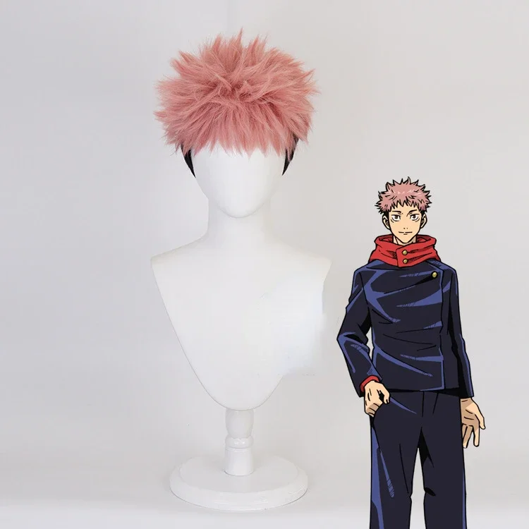 Men'S Accessories Designer - Parrucca Cosplay Anime Itadori Yuji, Capelli