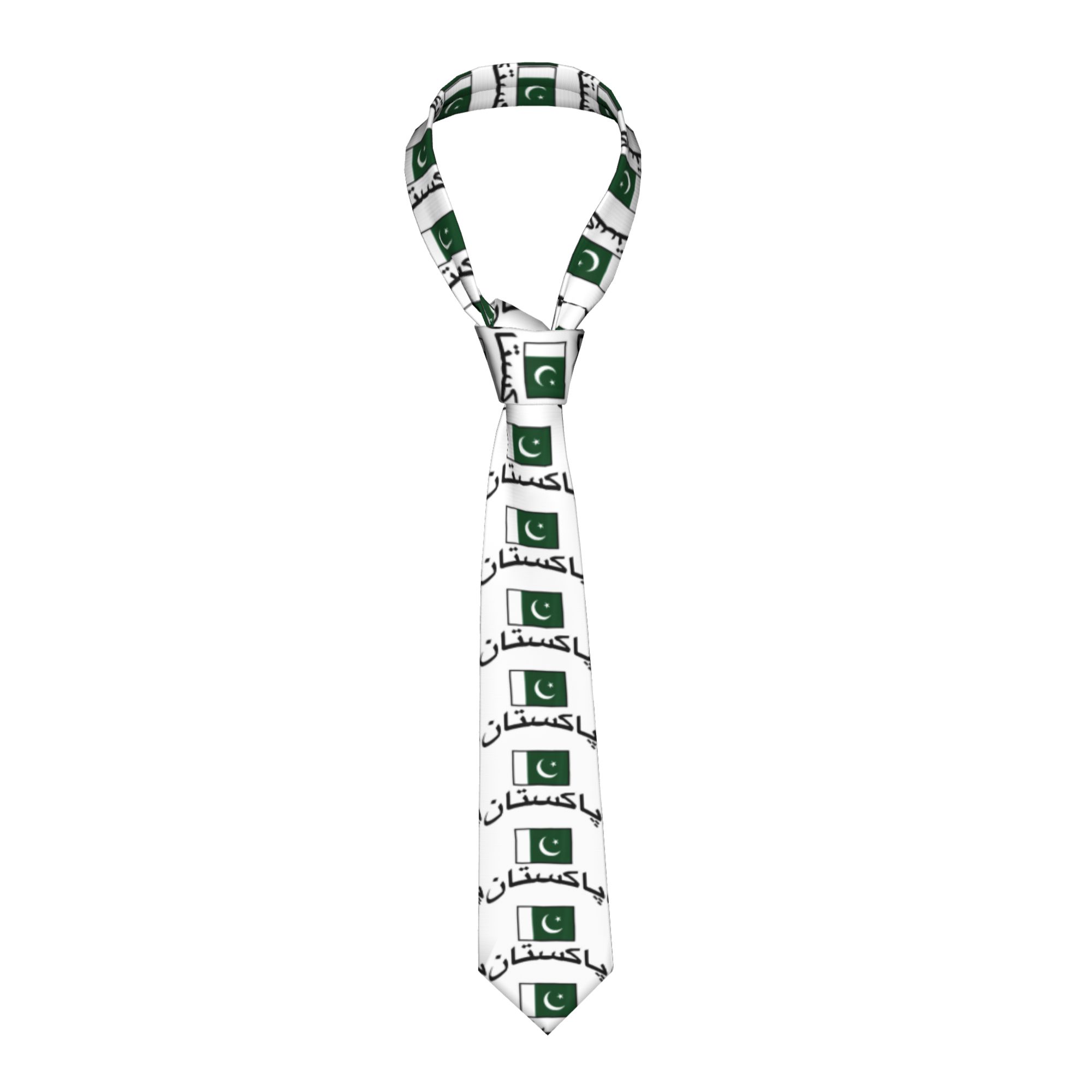 Men Accessories In Pakistan - Cravatta con Bandiera del Pakistan, Cravatte