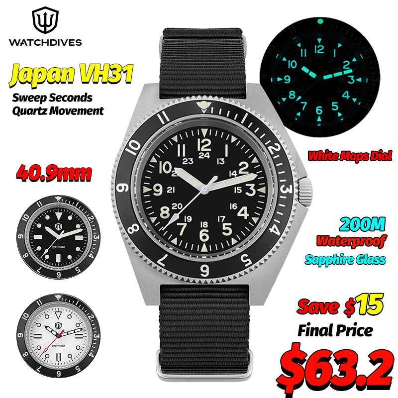 Men'S Accessories And Jewelry - Watchdives WD1972 Orologio al quarzo Zaffiro