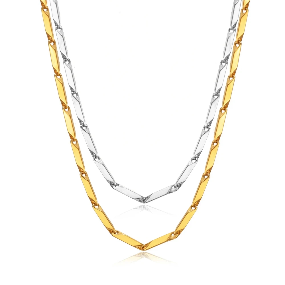 Men Accessories Ethnic - Collana a catena in acciaio inossidabile