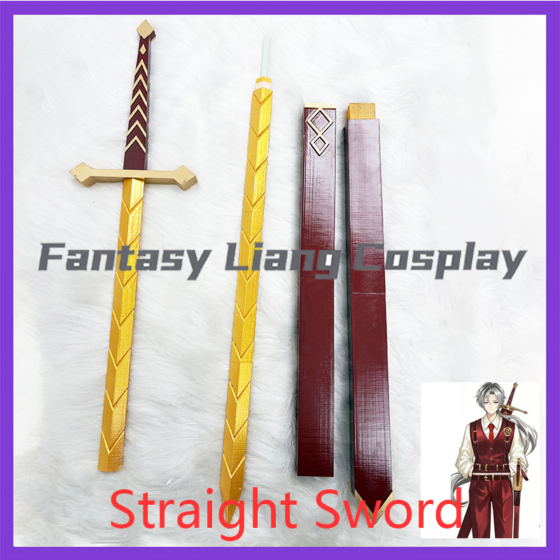 Men'S Accessories Japan - Spada Dritta con Fodero per Cosplay
