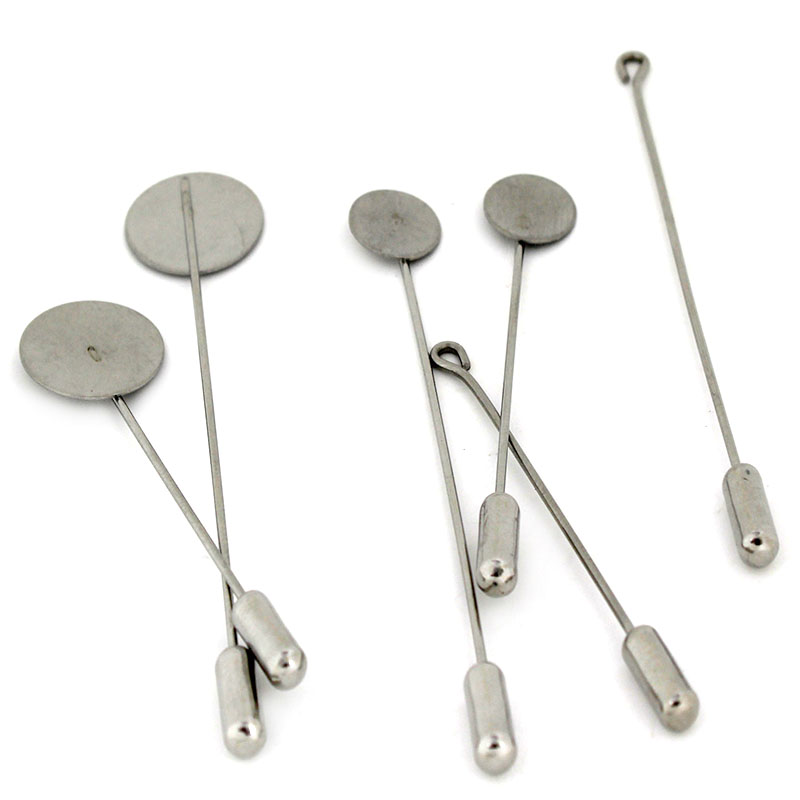 10 pz/lotto Base per spilla lu - Men'S Accessories And Jewelry recensione e prezzo