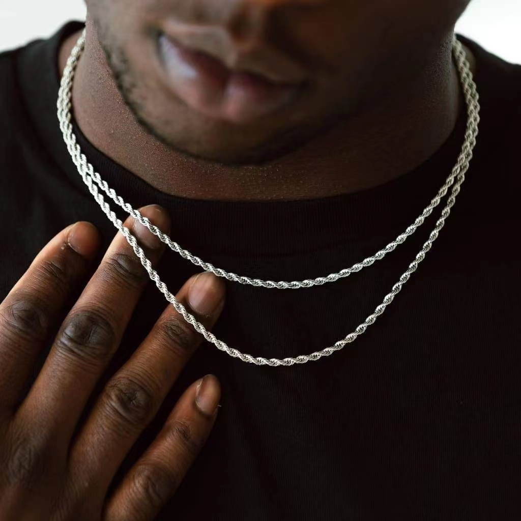 Collana da uomo in acciaio ino - Men Accessories Singapore recensione e prezzo