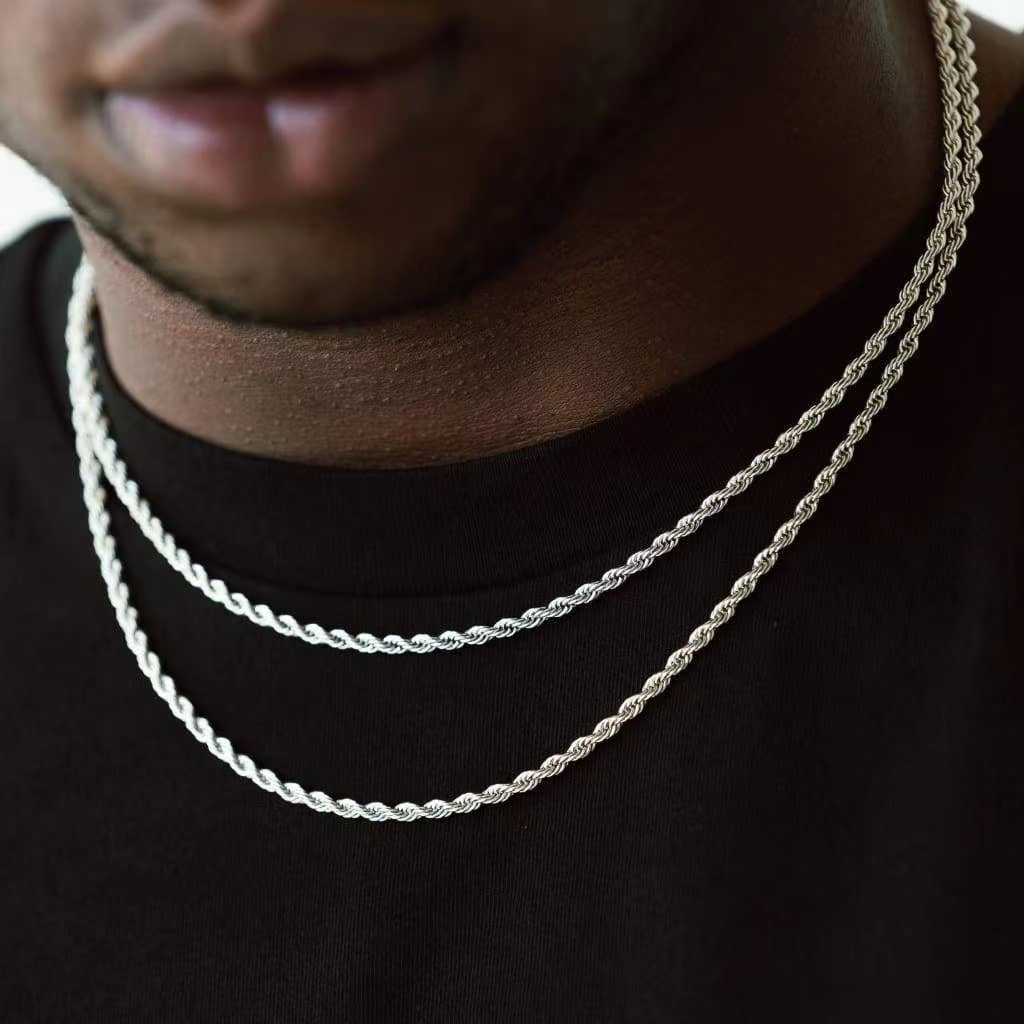 Collana da uomo in acciaio ino - Men Accessories Singapore recensione e prezzo