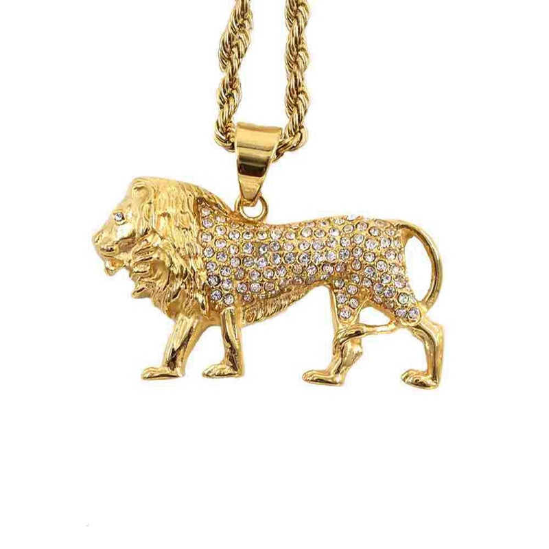 Collana con Ciondolo Leone in  - Men Accessories Singapore recensione e prezzo