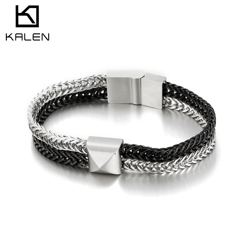 Bracciali a maglie a doppio st - Men Accessories Singapore recensione e prezzo