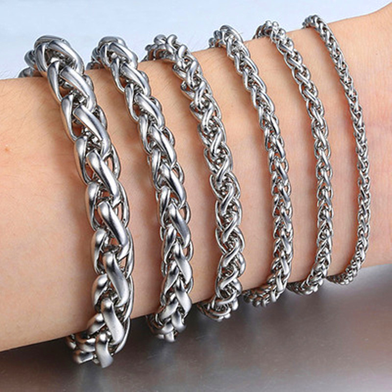 Bracciale da uomo HNSP in acci - Men Accessories Singapore recensione e prezzo