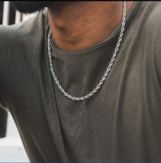 LUXUSTEEL 1 pz Collana a Caten - Men Accessories Singapore recensione e prezzo