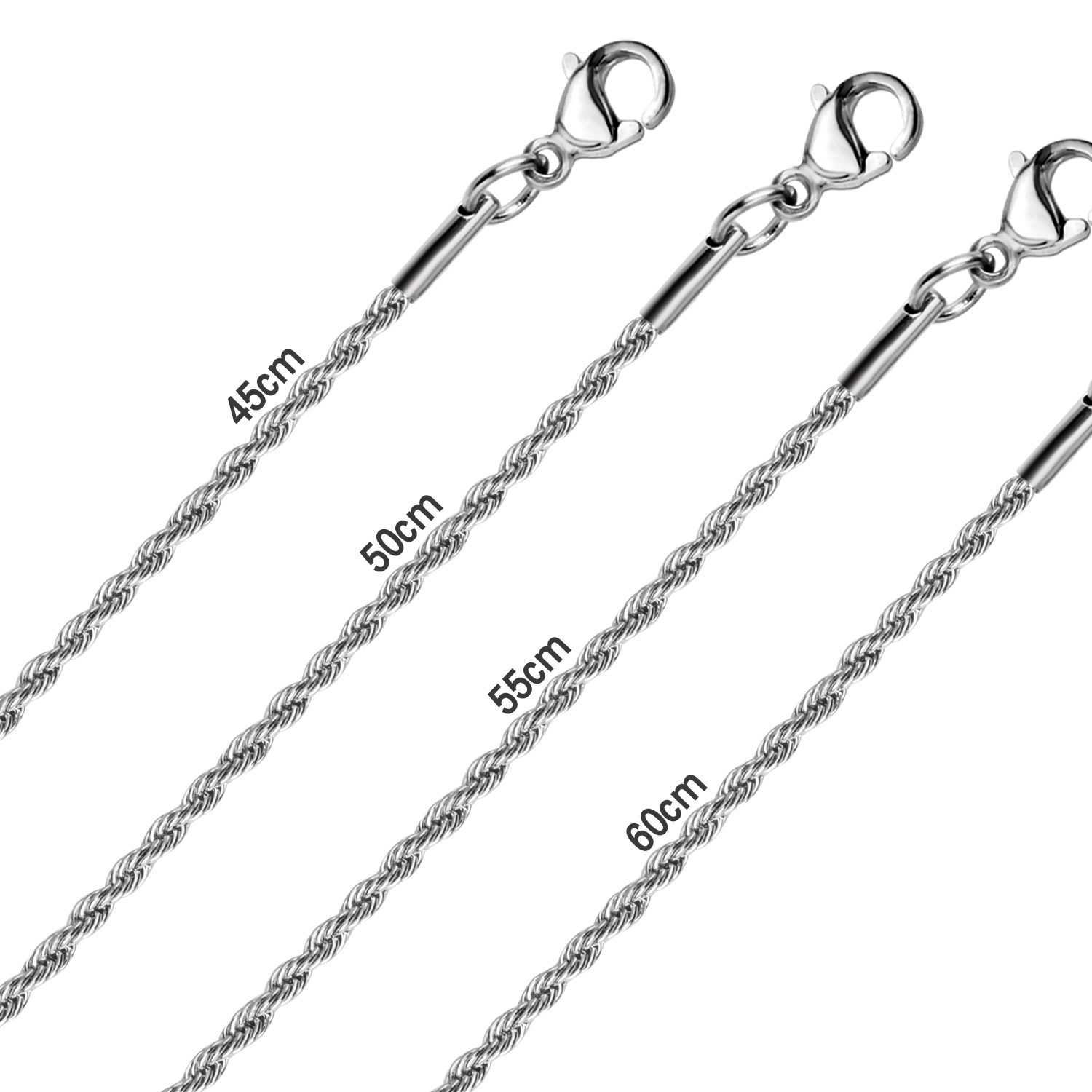 LUXUSTEEL 1 pz Collana a Caten - Men Accessories Singapore recensione e prezzo
