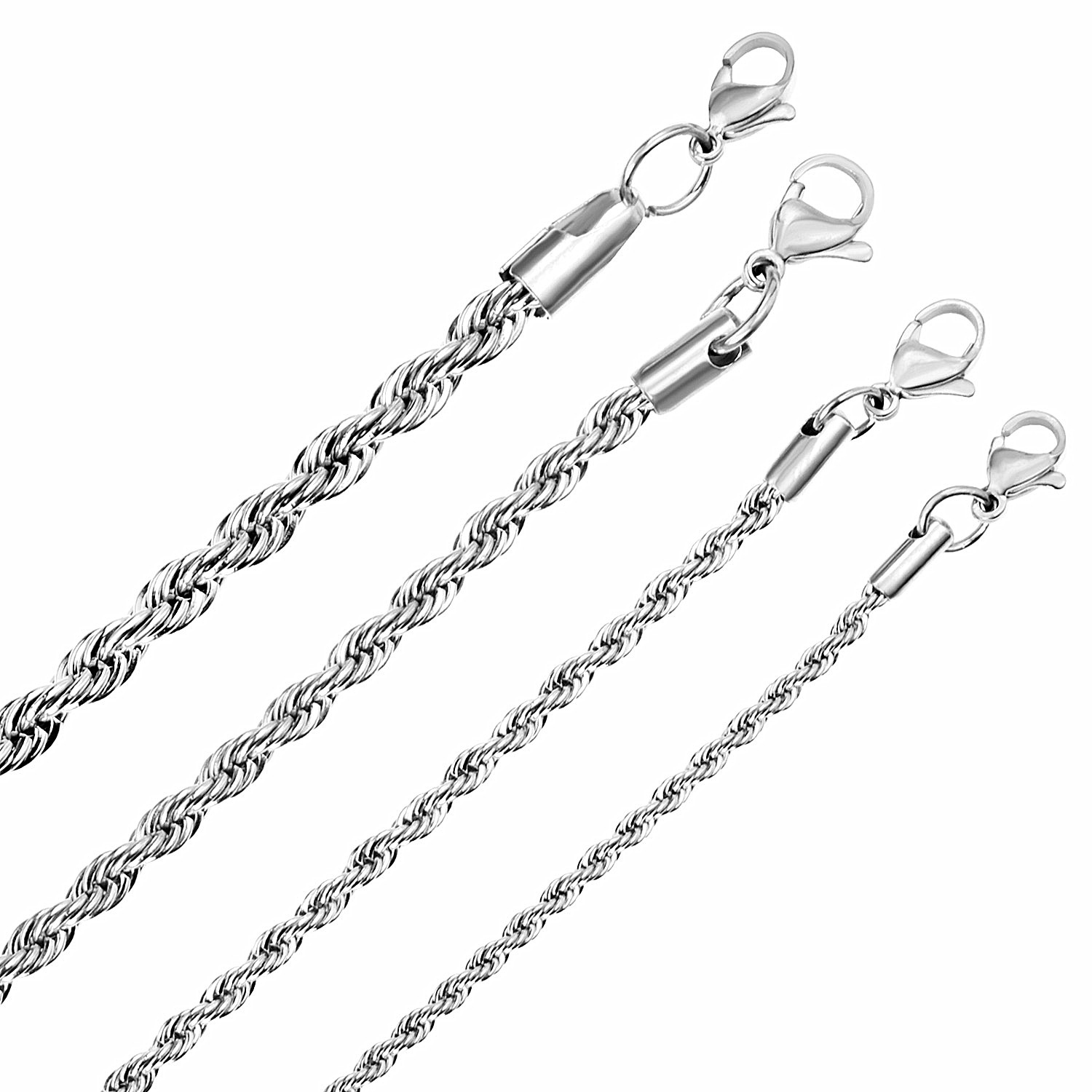 LUXUSTEEL 1 pz Collana a Caten - Men Accessories Singapore recensione e prezzo