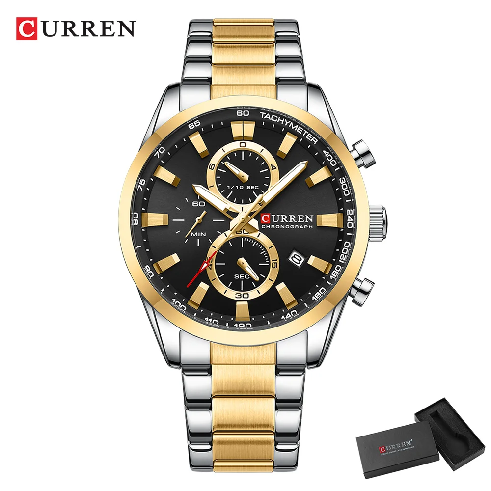 CURREN Casual Quarzo Crono Oro - Men'S Accessories And Jewelry recensione e prezzo
