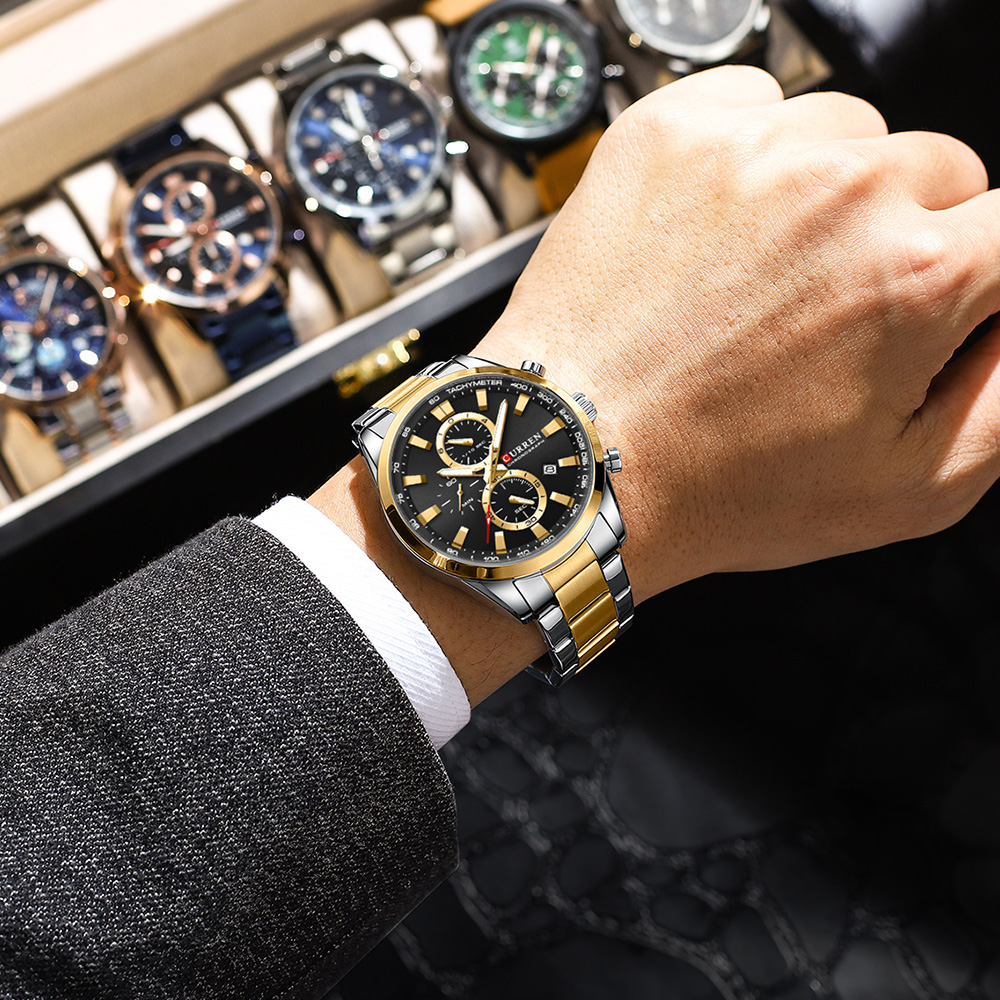 CURREN Casual Quarzo Crono Oro - Men'S Accessories And Jewelry recensione e prezzo