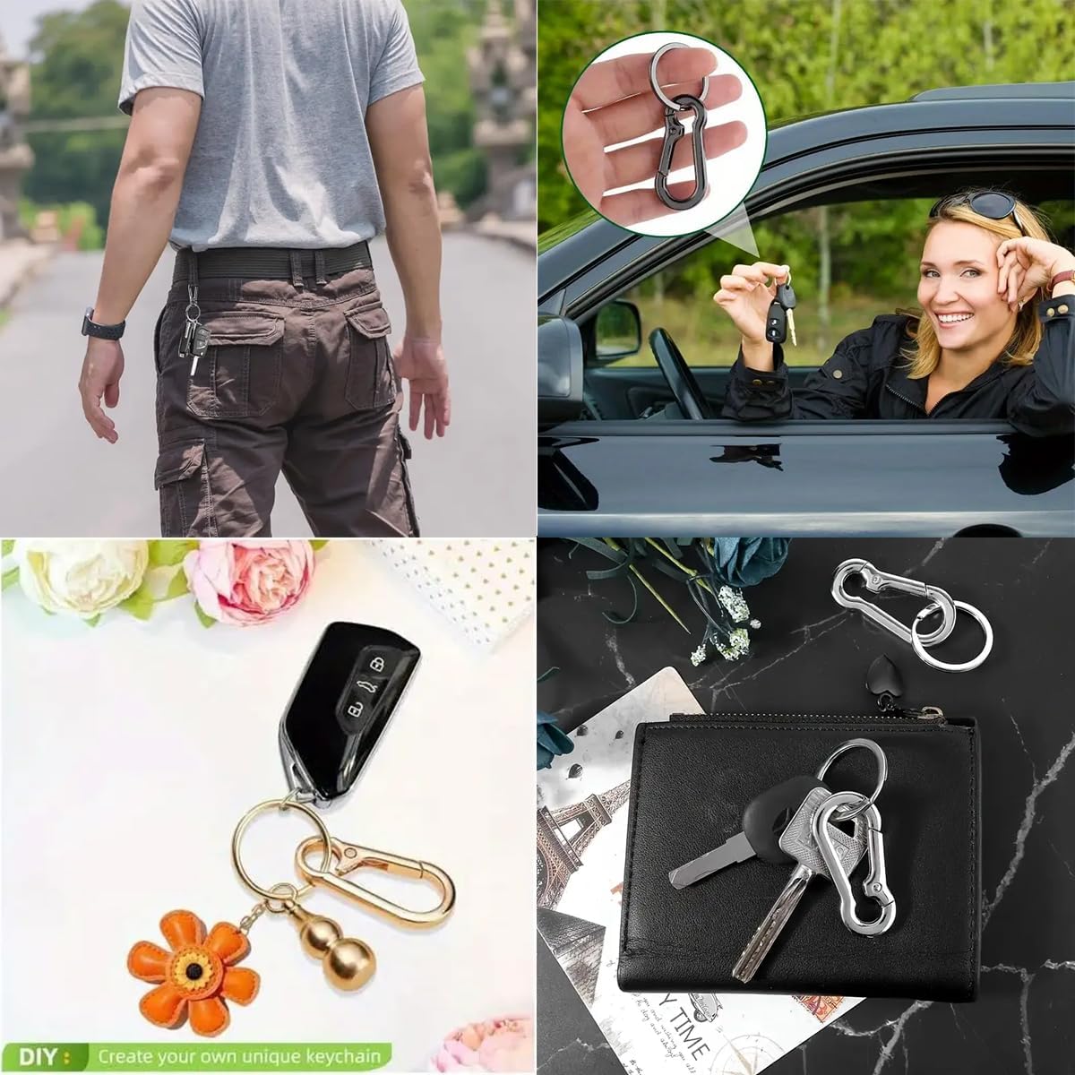 6/12/20 portachiavi con clip i - Men'S Accessories And Jewelry recensione e prezzo